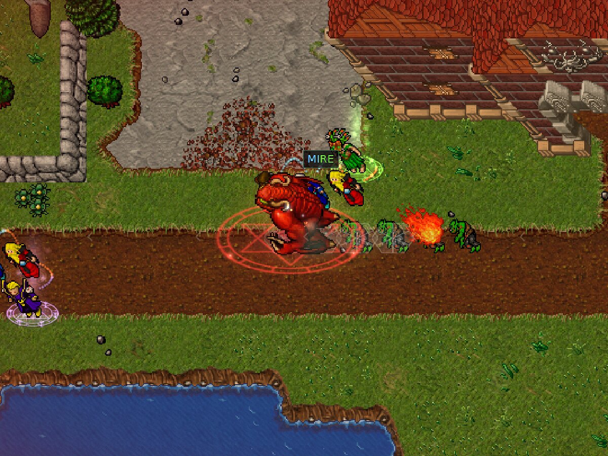Orshabaal on the farm road, the crimson of a living boss closing in from the edges.